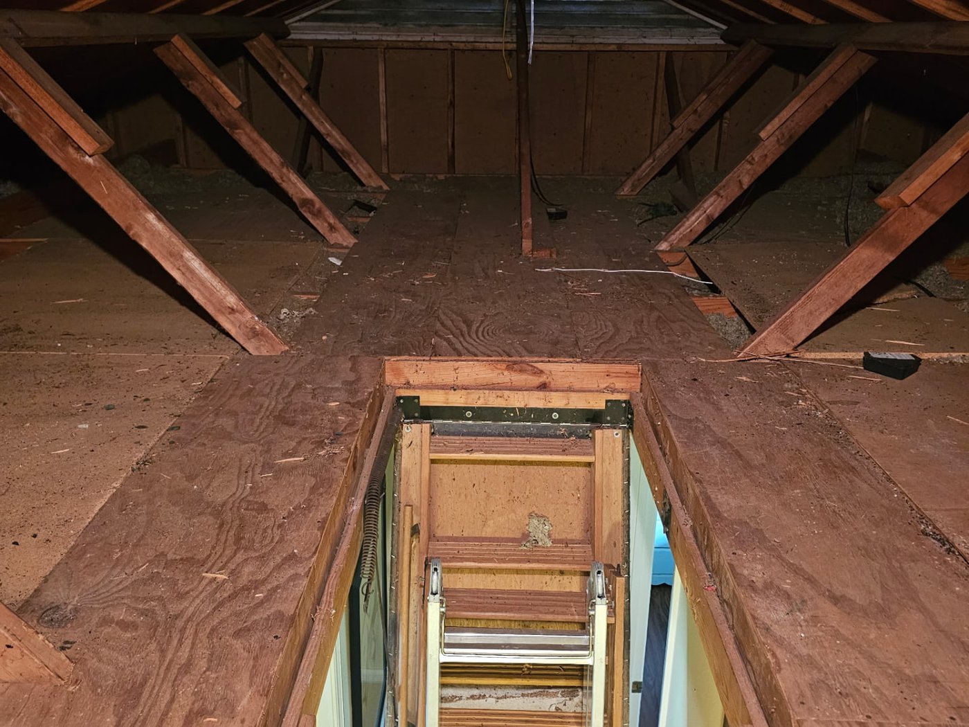 Attic Storage Haul-Away — after