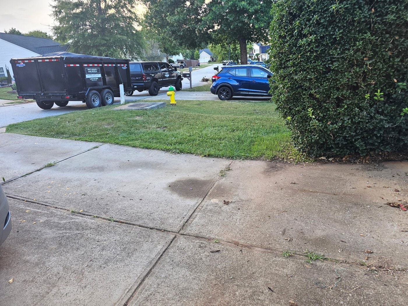 Curbside Household Pile-Out — after
