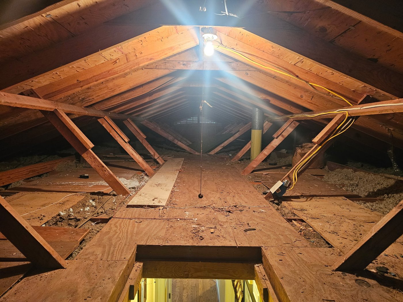 Full Attic Cleanout — after
